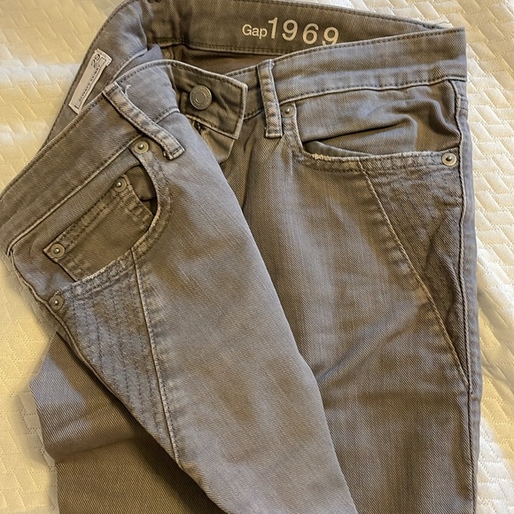 Grey skinny zip ankle Gap Always Skinny jean - Picture 8 of 8